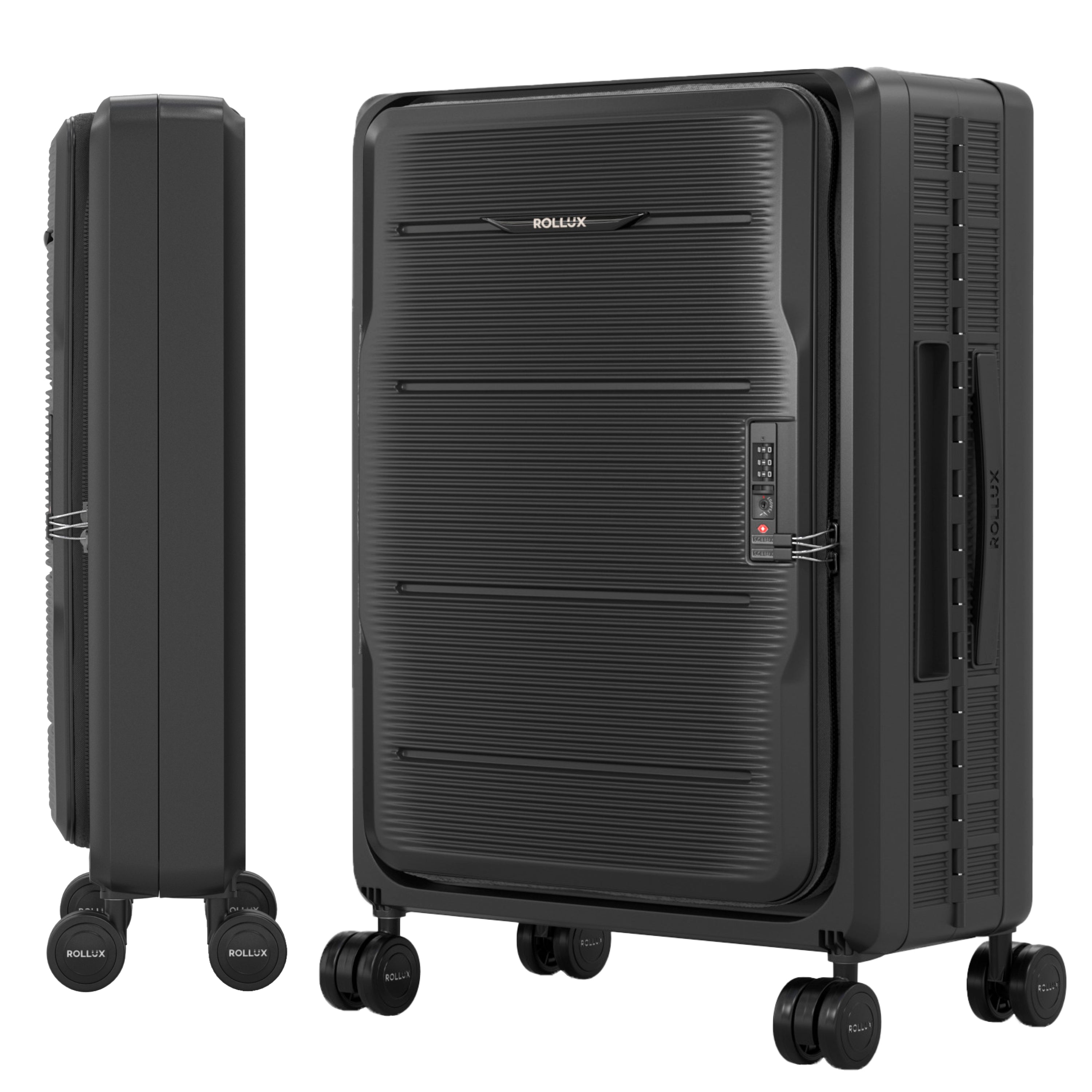 Rollux Foldable Luggage - Black 20-inches